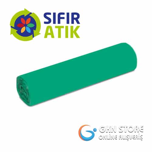 Sıfır Atık Çöp Poşeti 75×90 Yeşil
